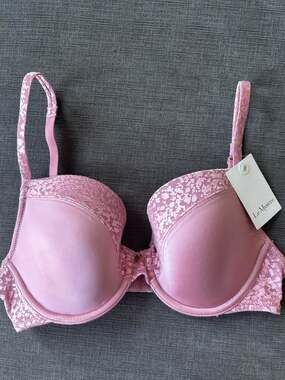 Le Mystère Safari Plunge T-Shirt Bra Heather Rose 34D NWT